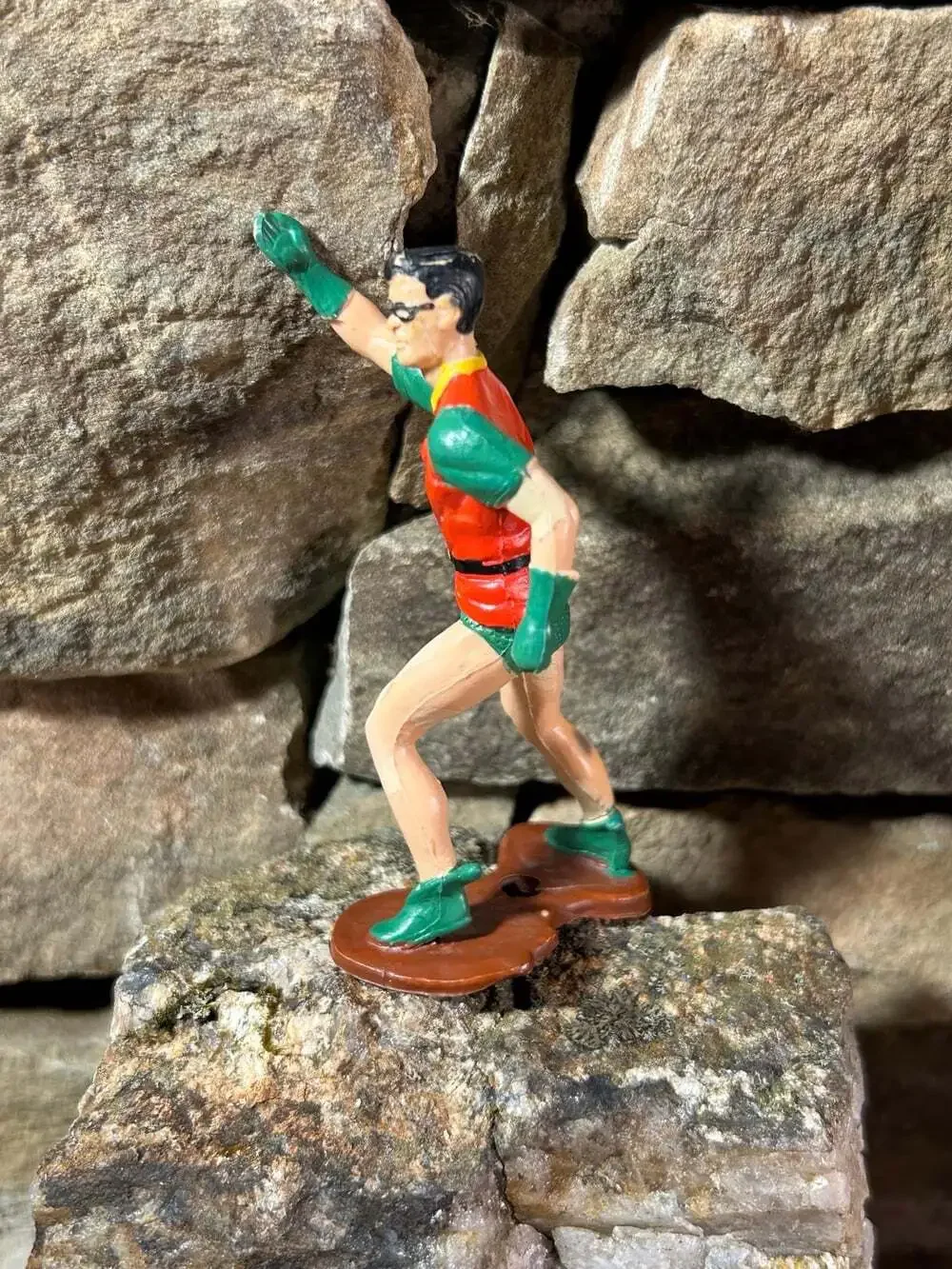 1966 Ideal Justice League Playset Robin Figure No Cape